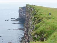 Blick die Latrabjarg Küstenlinie hinab